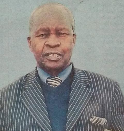 RTD. ELDER WALTER KARANJA GICHUKI - Death and Funeral Annoucement in Kenya